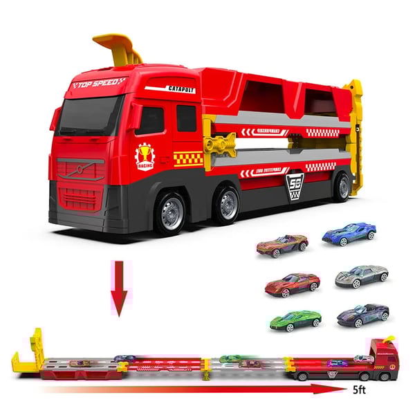 🎅Kerstuitverkoop - 49% korting💥Mega Hauler-truck met uitwerpracebaan