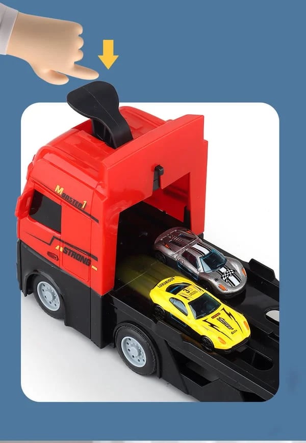 🎅Kerstuitverkoop - 49% korting💥Mega Hauler-truck met uitwerpracebaan