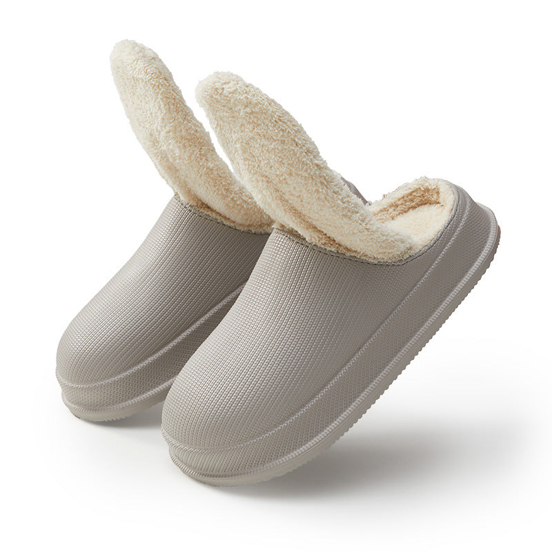 CuddlySteps pluizige pantoffels met antislipzool