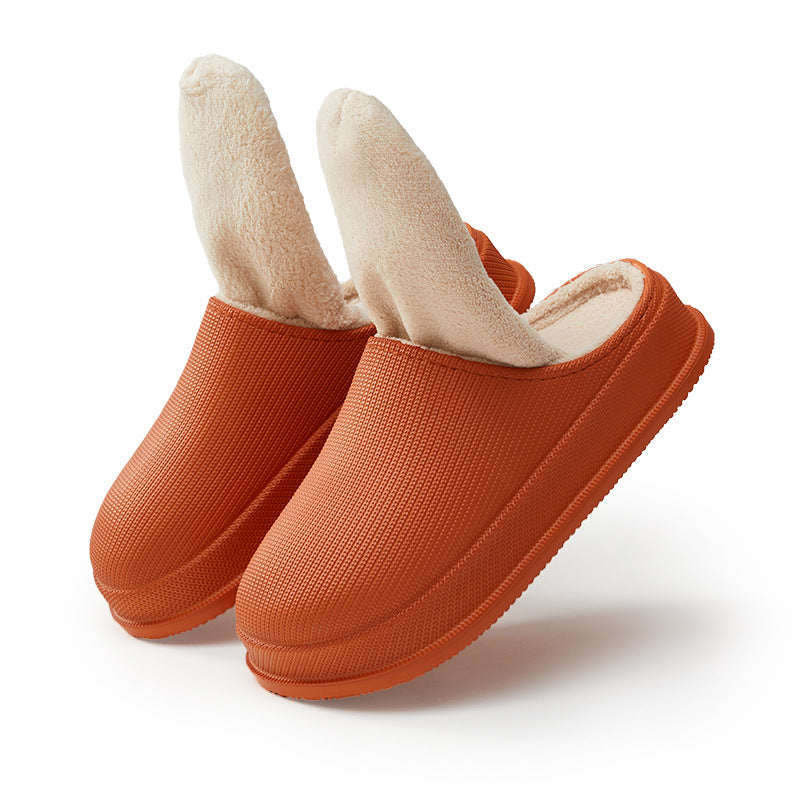 CuddlySteps pluizige pantoffels met antislipzool