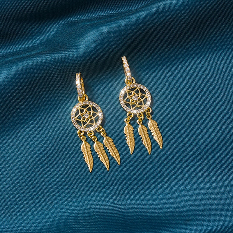 Evani™️ | Elegante Verfijning met 14K Gouden Oorbellen