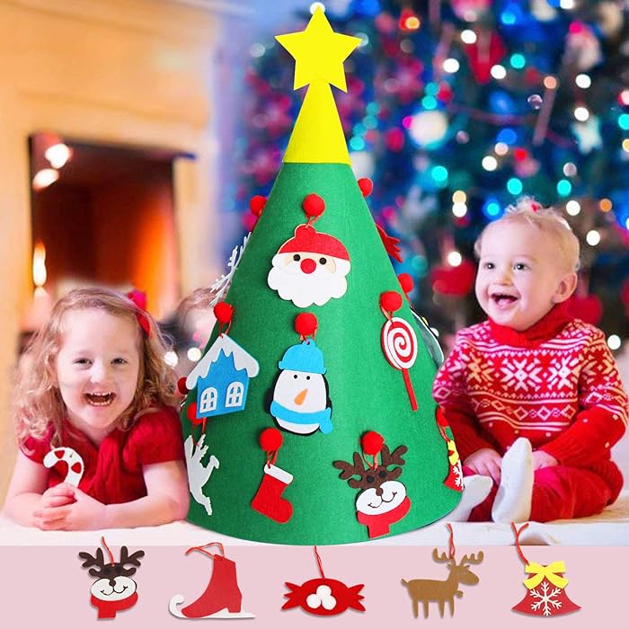 Montessori 3D Kerstboom™ | Creatief en leerzaam kennismaken met kerst