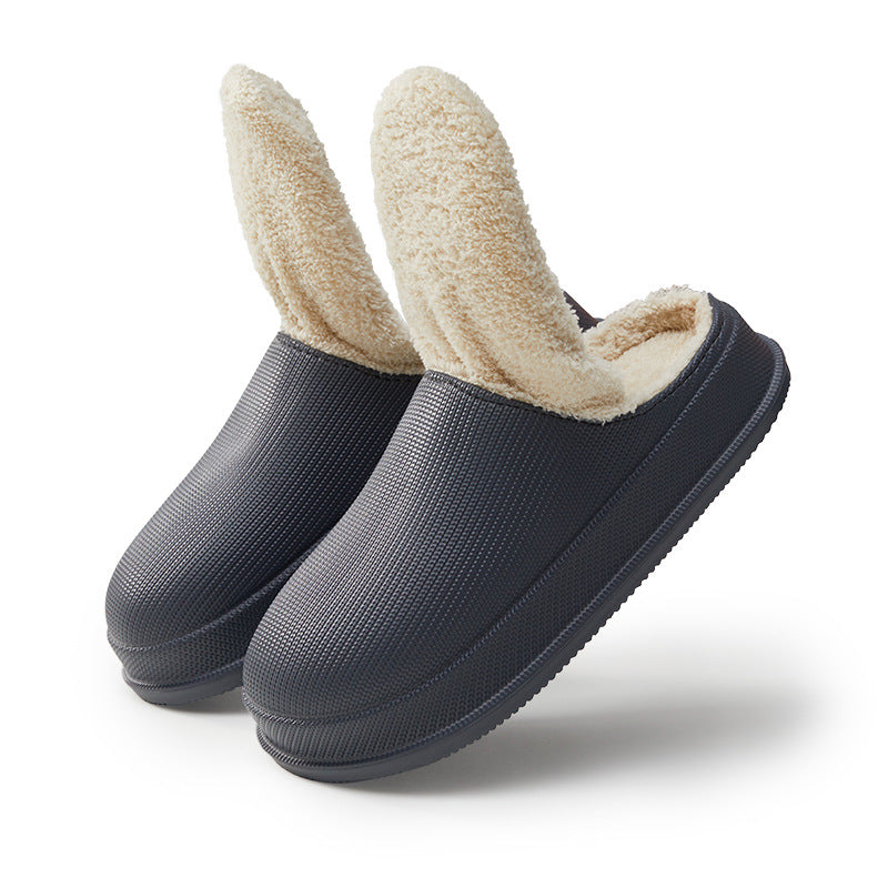 CuddlySteps pluizige pantoffels met antislipzool