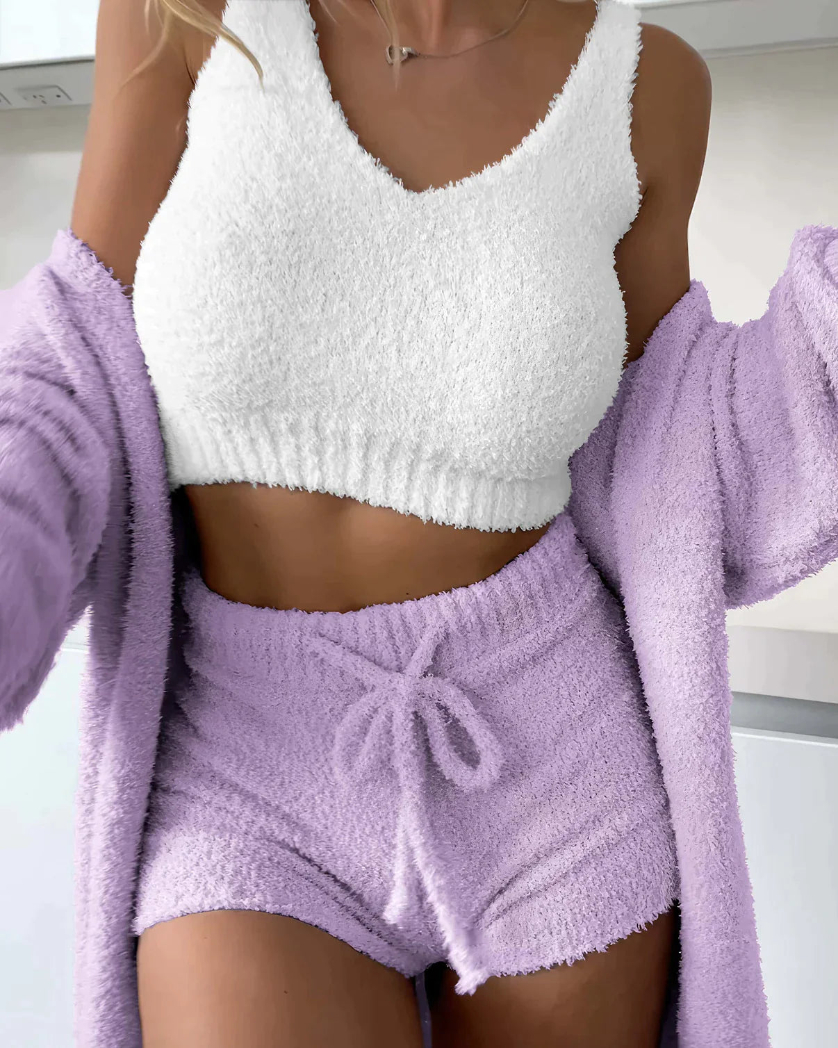 Annabelle™ | 3-delige Gebreide Loungeset voor Vrouwen