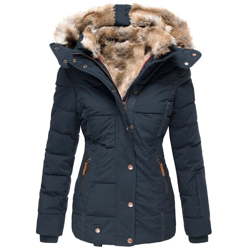 Greta damesjas met capuchon