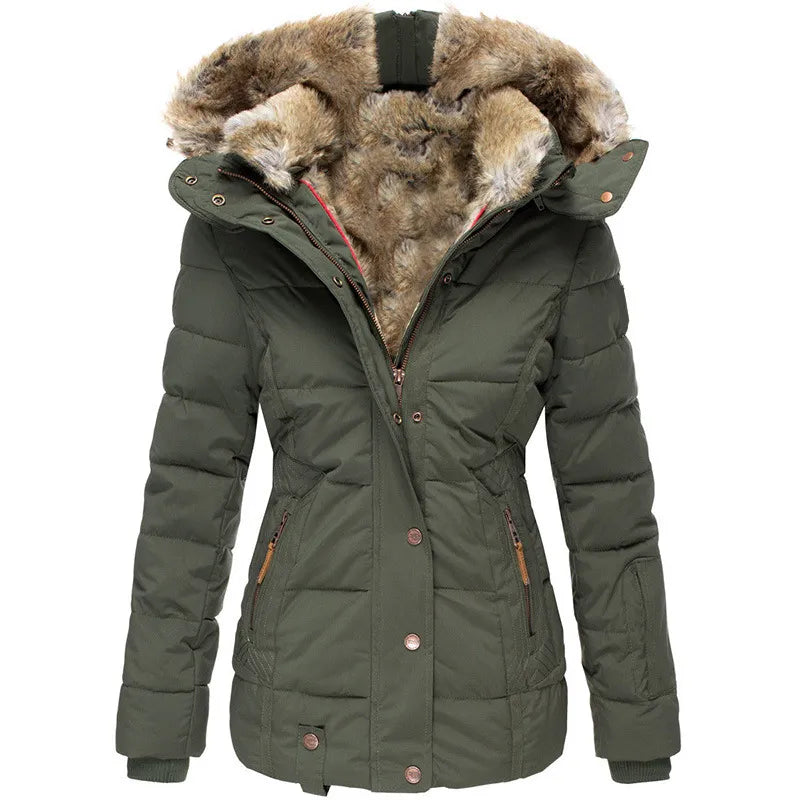 Greta damesjas met capuchon