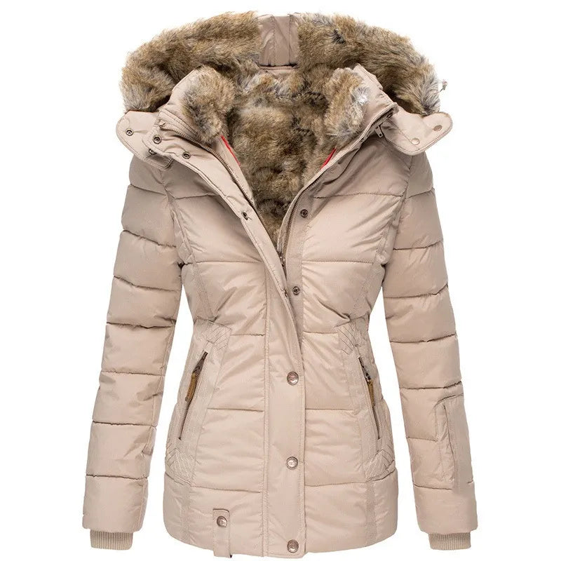Greta damesjas met capuchon