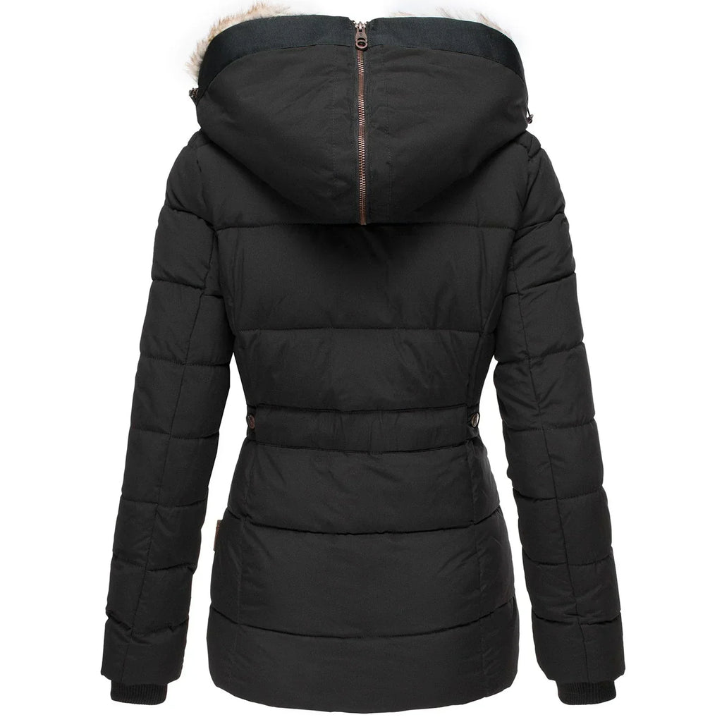 Greta damesjas met capuchon