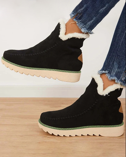 Liselotte™️ | Stijlvolle Enkellaarzen met Zachte Voering voor Herfst en Winter