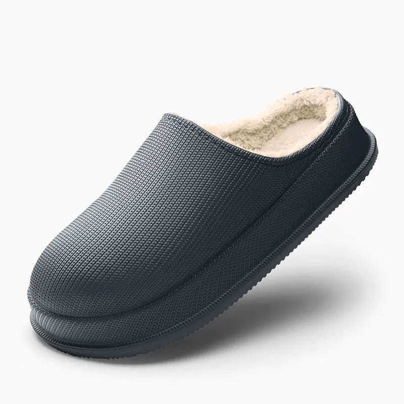 CuddlySteps pluizige pantoffels met antislipzool