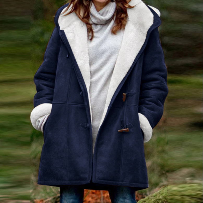 Helena oversized winterjas met fleecevoering