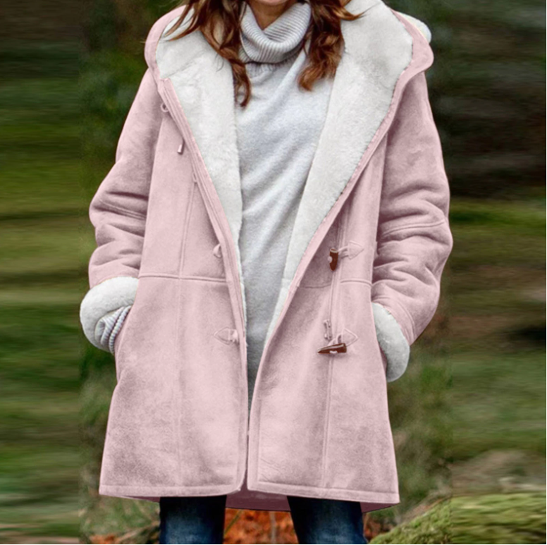 Helena oversized winterjas met fleecevoering