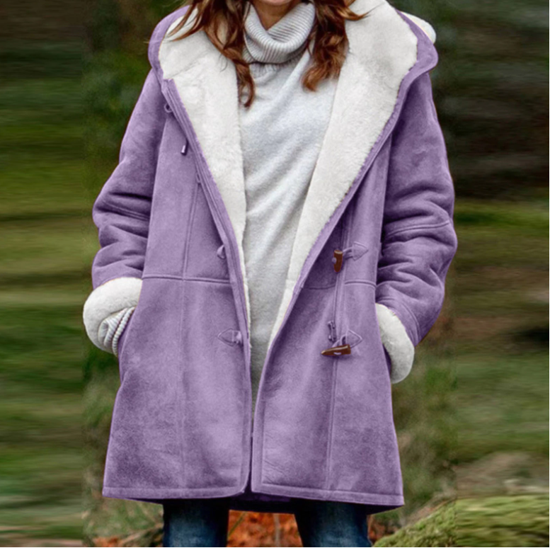 Helena oversized winterjas met fleecevoering