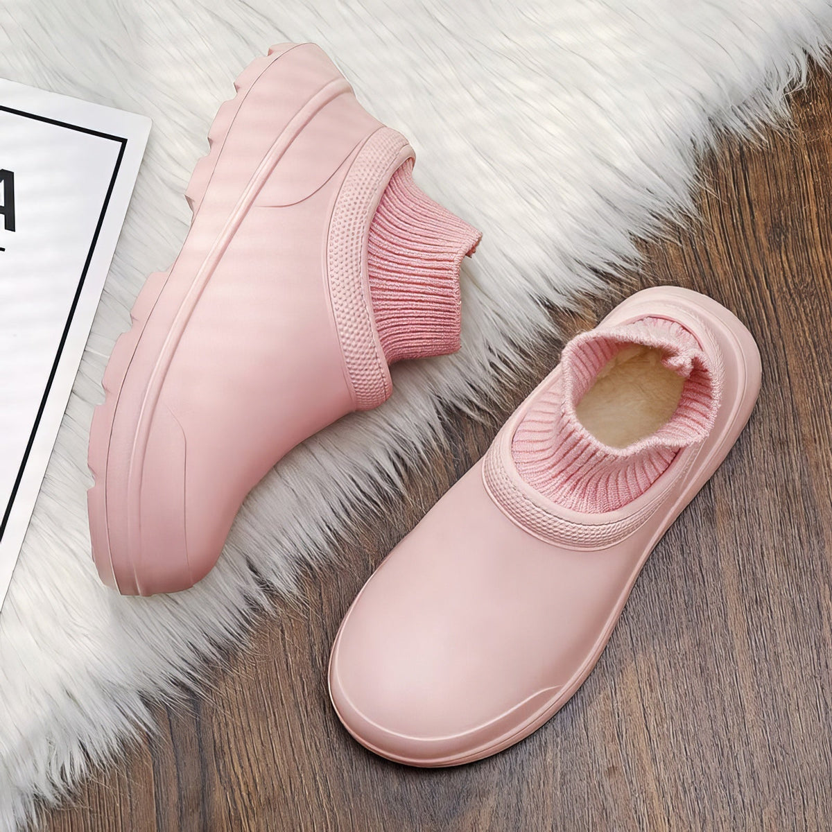 ComfyGrip gevoerde schoenen met antislipzool