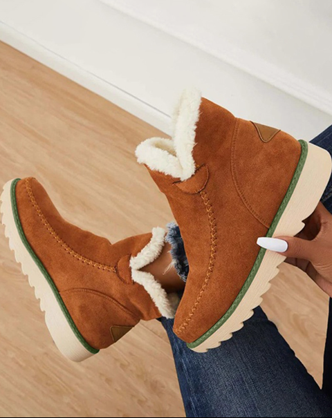 Liselotte™️ | Stijlvolle Enkellaarzen met Zachte Voering voor Herfst en Winter
