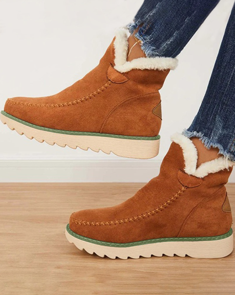 Liselotte™️ | Stijlvolle Enkellaarzen met Zachte Voering voor Herfst en Winter