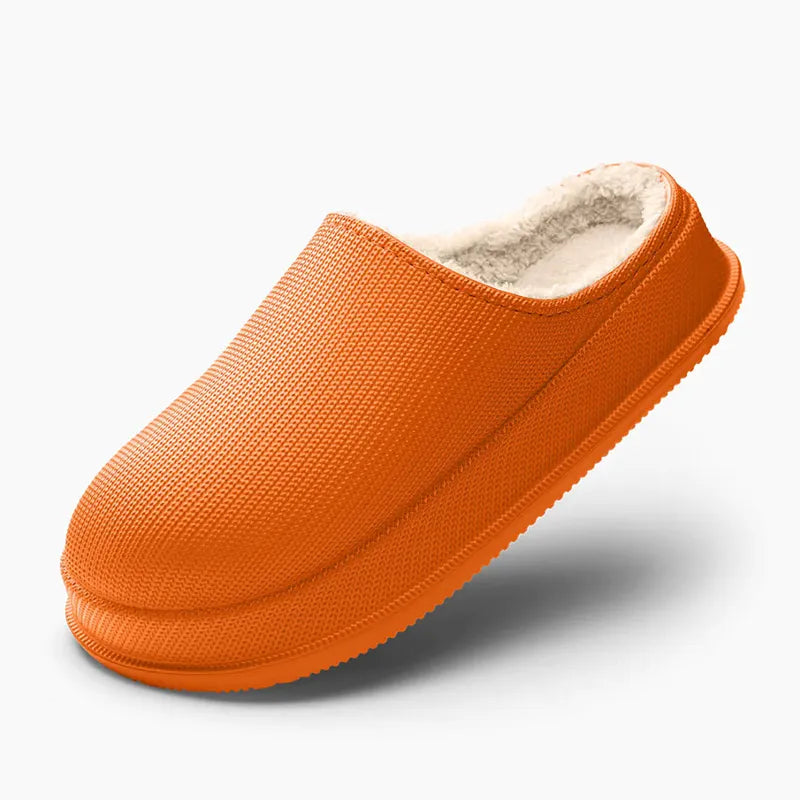CuddlySteps pluizige pantoffels met antislipzool
