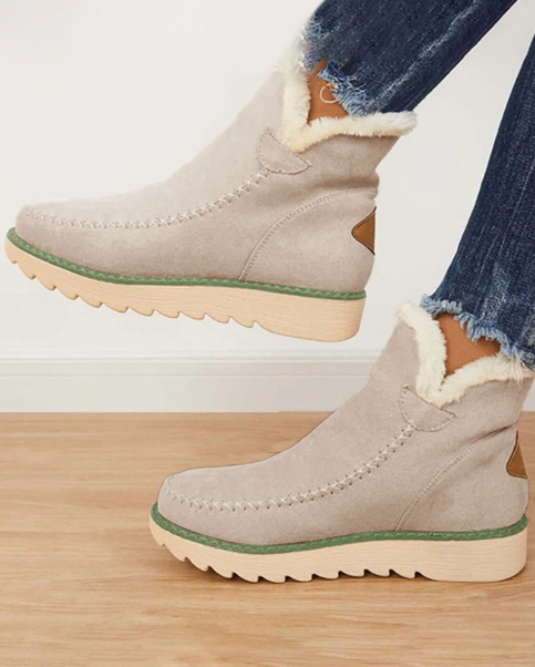 Liselotte™️ | Stijlvolle Enkellaarzen met Zachte Voering voor Herfst en Winter